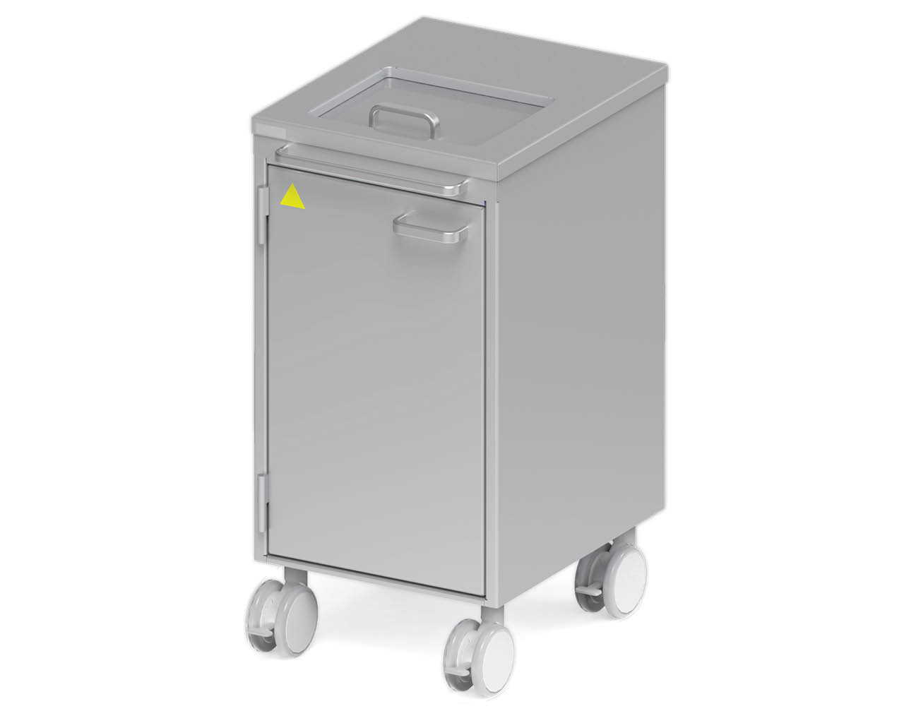 Moveable waste container